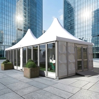 Carpas de Exhibición de Aluminio de Alta Gama, Carpas de Lujo Tipo Pagoda para Bodas y Ferias Comerciales en Venta