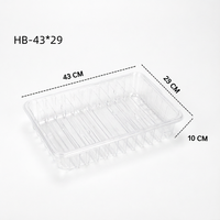 Boîte d'emballage alimentaire en plastique PET transparent sur mesure pour pâtisseries et biscuits, vente en gros
