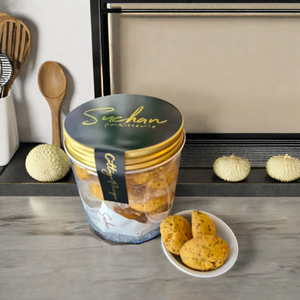 Malaysia's Tasty Musang King Durian Biscuit <b>Cookies</b> 200g Gluten-Free <b>Cookie</b> <b>Jar</b> Less Sweet Butter Chocolate Coffee Flavors Sugar - Product Image 3