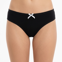 Culottes en coton pour filles, prêtes à être expédiées, taille moyenne, avec nœud, sans couture, respirantes, du 28 au 32, vente en gros OEM ODM