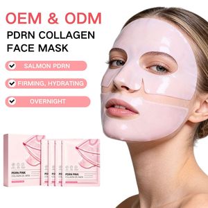 <span class=keywords><strong>Mascarilla</strong></span> Facial Hidratante y Reafirmante para Todo Tipo de Piel, Marca Privada, con ADN de Salmón, Gel Rosa, Ácido Hialurónico, Vitamina C, PDRN y Colágeno - Product Image 1