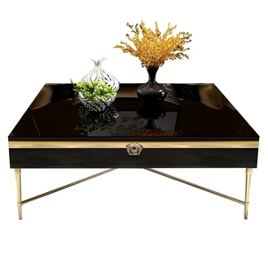 Italiano VERSACES Mesa de centro personalizada mesas de consola TV juego de consola Comedor Aparador - Product Image 3