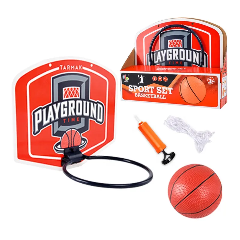 Custom Indoor Outdoor Removable Sport Game Set Door Wall Adjustable Mobile Kid Trampoline Portable Mini Basketball Hoop for Sale