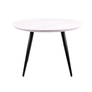 Muestra libre barato casa muebles de MDF de madera redonda de lujo moderno mesa de <span class=keywords><strong>comedor</strong></span> con patas de Metal - Product Image 2