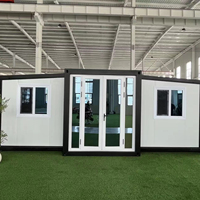 Maison préfabriquée mobile, isolée, résistante aux ouragans, extensible, moderne et luxueuse, en conteneur de 20/30/40 pieds