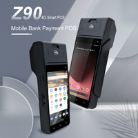 Terminal de point de vente mobile portable, lecteur NFC, Bluetooth, prise en charge Apple Pay, écran LCD 5 pouces, Android 12.0, modèle Z90, SDK, imprimante PDA