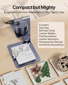 Grabador Láser Portátil <span class=keywords><strong>LaserPecker</strong></span> <span class=keywords><strong>Pro</strong></span> para Manualidades, Mini Máquina de Grabado de Escritorio y Portátil para Madera y Cuero - Product Image 3