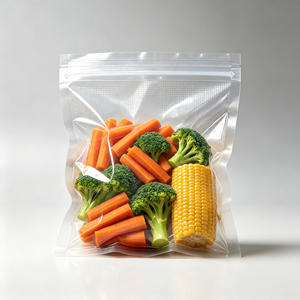 Sacs sous vide transparents, rouleaux de sacs sous vide, pochettes de conservation alimentaire, emballages transparents gaufrés pour viande et noix - Product Image 2