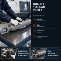 Cylindre hydraulique marin offshore avec capteur intelligent pour positionnement précis et stabilité d'attitude dans un environnement marin hostile