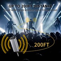 Systèmes de microphones sans fil professionnels pour scène, karaoké, microphone sans fil portable pour chant, événements festifs