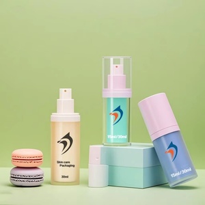 Cosmetic Packaging Materials 30ml Gold Replaceable Inner Liner Vacuum Lotion <b>Bottle</b> 15ml Exfoliating Eye Cream <b>Bottle</b> - Product Image 3