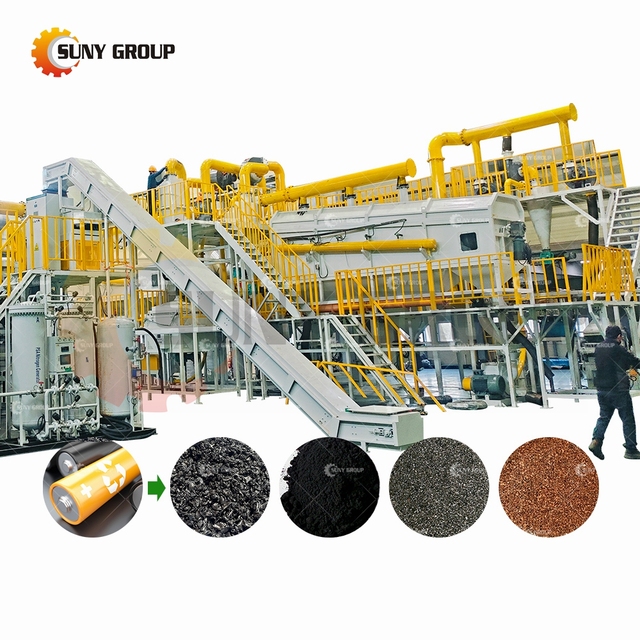 Waste Battery Recycle Machine Car Lithium Battery Recycling Equipment Lead Acid Battery Recycling Machine Plant