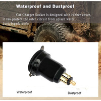 Pengisi Daya USB Ganda 12V untuk Sepeda Motor, Adaptor Soket Hella DIN 4.2A untuk Ducati