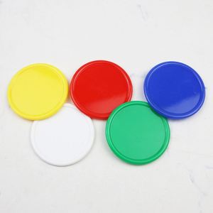 Fichas de Juego de Plástico PS Redondas de 38 mm, de Colores, sin Denominación, para Casinos y Juegos de Fiesta - Product Image 4