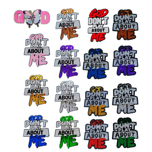 Nuovo Patch Termoadesivo Ricamato con Paillettes 'God Don't Play About Me' di Grandi e Medie Dimensioni per Decorazione di Cappelli, Magliette e Felpe con Cappuccio - Product Image 1