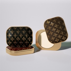 Magnetic Refillable Solid Perfume Container Luxury Cosmetic Empty Solid Perfume Case <b>Box</b> - Product Image 2