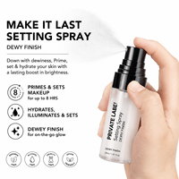 Spray Fixateur de Maquillage OEM ODM à Marque Privée, Waterproof, Contrôle du Sébum, Longue Durée, Brume Fixatrice Personnalisable avec Logo, Spray Cosmétique Fixateur