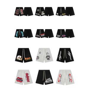 Shorts Retro Desgastados Estilo Americano al por Mayor, Unisex, de Algodón, con Estampado de Dibujos Animados, a la Moda - Product Image 1