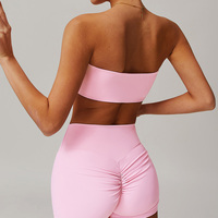 Offre Spéciale personnalisé marque privée Gym Fitness sport soutien-gorge dos nu bustier tubulaire dames entraînement vêtements de sport décontracté Yoga soutien-gorge pour les femmes