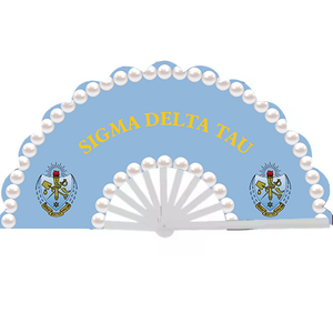 Sigma Alpha <span class=keywords><strong>sorority</strong></span> 33cm gấp Polyester người hâm mộ lớn clacking gấp người hâm mộ <span class=keywords><strong>sorority</strong></span> Clack cầm tay Fan - Product Image 5