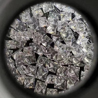Personnalisé IGI certifié 1ct 2ct 3ct 4ct 5ct coupe princesse D/VS1 diamants de laboratoire en vrac HPHT/CVD pour la conception de bijoux fins