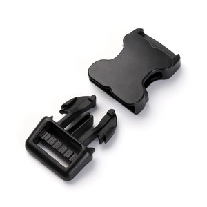<b>Sliding</b> Buckle 25mm Black <b>Plastic</b> Durable For Bags - Product Image 1
