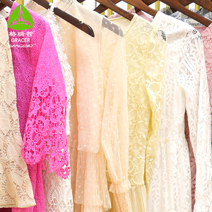 Used <b>Plus</b> <b>Size</b> Clothes Ladies Lace Dress Clothes Second Hand - Product Image 3