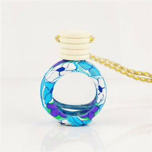 10mlソフト陶器ボトルホイールシェイプカー香水ボトルカー空のハンギングボトル - Product Image 4