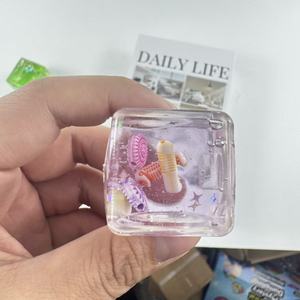 ของเล่นบีบเปลือกหอยใส กลิตเตอร์รูปปลาและดาว ของเล่นบีบคลายเครียด ของขวัญพกพาสำหรับเด็ก ขายส่ง - Product Image 5