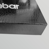 Boîte cadeau de mariage personnalisée Jinbar avec motif litchi, fermeture magnétique, pliable, comprend un sac d'emballage, boîte d'emballage pour vêtements