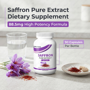Cápsulas de Extracto de Azafrán 100% Puro y Natural, Suplementos de Azafrán de Grado Alimenticio para Aumentar la Energía, Mejorar la Salud Ocular y el Estado de Ánimo - Product Image 4