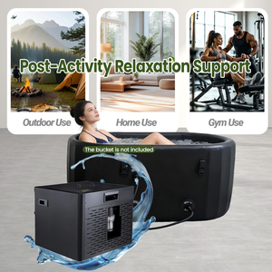 Refroidisseur d'eau ZT 1/3HP, équipement de refroidissement par eau, refroidisseur de bain de glace pour la récupération sportive des athlètes - Product Image 5