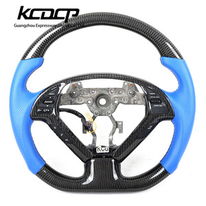 Volant personnalisé AlcantarA led en fibre de carbone adapté pour Infiniti EX25 EX30 EX35 G25 G37 G35 volant de course convertible - Product Image 1