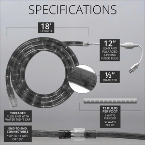 IP65 Waterproof Flexible PVC LED Rope Light Outdoor Energy Saving Garden Patio Pathway Decoration - Product Image 6
