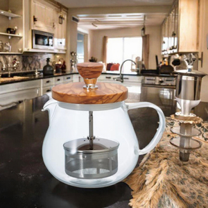 Mini brûleur à gaz butane en verre pour table avec couvercle, écologique, pour cafetière à siphon ou théière - Product Image 3