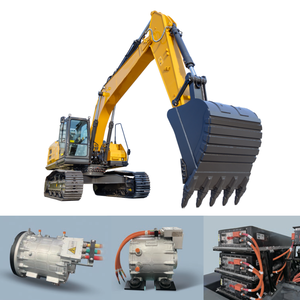 Brogen 200kw 600V Powertrain <strong>EV</strong> System Development <strong>PMSM</strong> <strong>Motor</strong> for 20T Class Excavator Retrofit Into Electric Project - Product Image 1