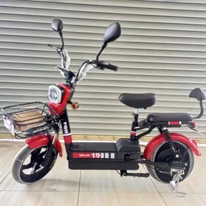 Популярные 14 дюймов электрический велосипед доставки еды 48V Электрический грузовой велосипед