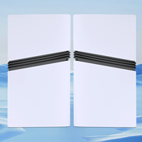 Panneaux blancs plaque numérique ABS plaque de remplacement coque rigide housses pour PS5 Pro Console accessoires de Version numérique