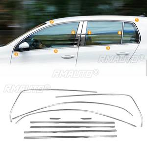 Tira Decorativa para Ventana de Coche, Marco de Puerta Exterior de Acero Inoxidable para Volkswagen Golf 6 2008-2013, Kit de Carrocería, Accesorios para Coche - Product Image 3
