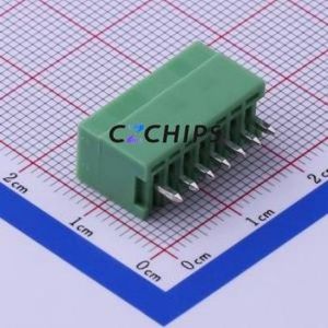 KF2EDGV-2.5-7P Plug-in Terminal Block Through hole,P=2.5mm Connector Board-to-Board / Socket - Closed 1x7P 2.5mm Green - Product Image 2