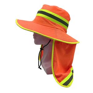Fabricants de chapeaux de soleil Fourniture de casques de sécurité pour chantier de construction Chapeau de soleil conçu pour les travailleurs migrants - Product Image 3