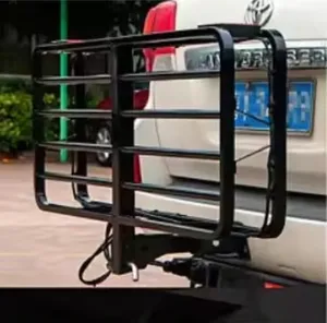 Rack de carga traseiro para SUV, plataforma de aço resistente universal para bagagem e transporte de carga