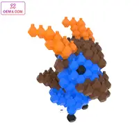 KADELE oyuncaklar toptan yaratıcılık DIY 500 adet yapı tuğlaları blokları seti yedek parça aksesuarları çocuk kök monte