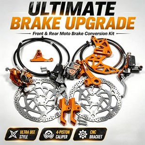 Kit <span class=keywords><strong>de</strong></span> Soporte Trasero <span class=keywords><strong>de</strong></span> Caliper <span class=keywords><strong>de</strong></span> Aleación <span class=keywords><strong>de</strong></span> Aluminio Inferior para Freno <span class=keywords><strong>de</strong></span> Disco, Conjunto <span class=keywords><strong>de</strong></span> Adaptación para Motocicleta Todoterreno Ultra Bee - Product Image 1