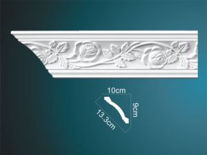Plinthes et corniches en PU antique, gamme de cadres de corniche, moulures d'angle de plafond sculptées en PU pour intérieur, avec décoration en PU, fixation <span class=keywords><strong>murale</strong></span> - Product Image 2