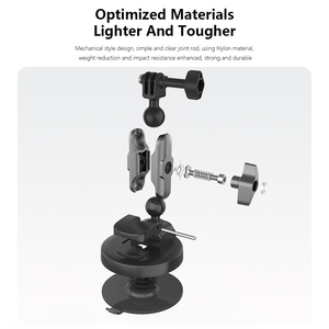 Support de fixation pour caméra d'action avec ventouse pour voiture, support de fixation pour pare-brise pour GO PRO et autres caméras d'action, meilleur <span class=keywords><strong>prix</strong></span> - Product Image 5