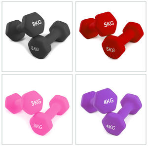 Juego <span class=keywords><strong>de</strong></span> mancuernas cubiertas <span class=keywords><strong>de</strong></span> neopreno para mujer, pesas <span class=keywords><strong>de</strong></span> mano para yoga, entrenamiento aeróbico, entrenamiento en casa y escultura corporal - Product Image 5