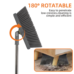 HOLAMOPA Pelle à poussière et balai 2-en-1 en acier et PP de première qualité Design moderne pour usage domestique - Product Image 2