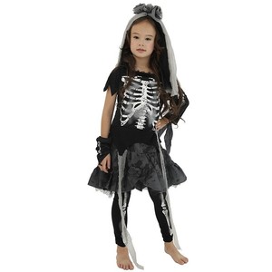 Costume d'Halloween squelette pour enfants unisexe, tenue de fête printemps 2024 FT20152OS - Product Image 5