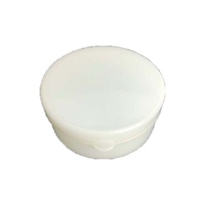 Envase Redondo de Plástico Blanco de 10g con Tapa para Crema Cosmética o Ungüento, Envase General - Product Image 3